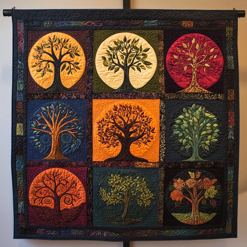 World Tree Quilt Blanket