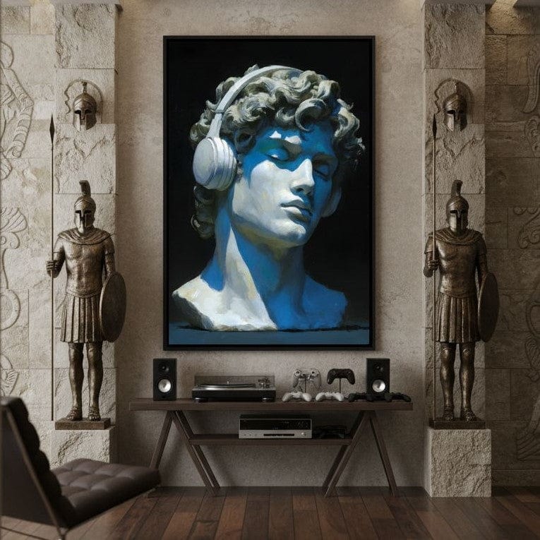 Classical Beats Repose Canvas Wall Art