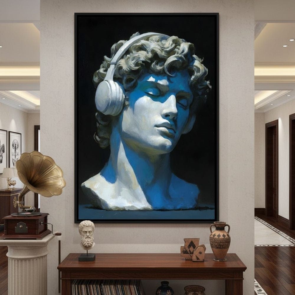 Classical Beats Repose Canvas Wall Art