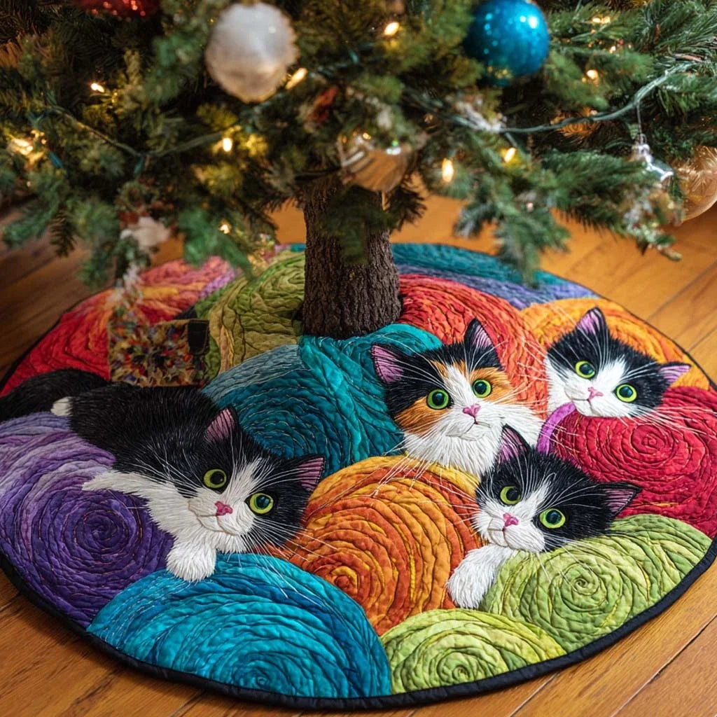 Yarn Haven Quilted Tree Skirt