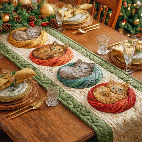 Yarn Nest Quilted Table Runner