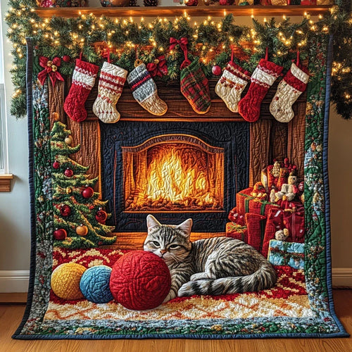 Yarn To Be Jolly Quilt Blanket