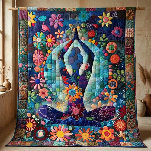 Yoga Quilt Blanket - Quilted Blanket by Wild and Way