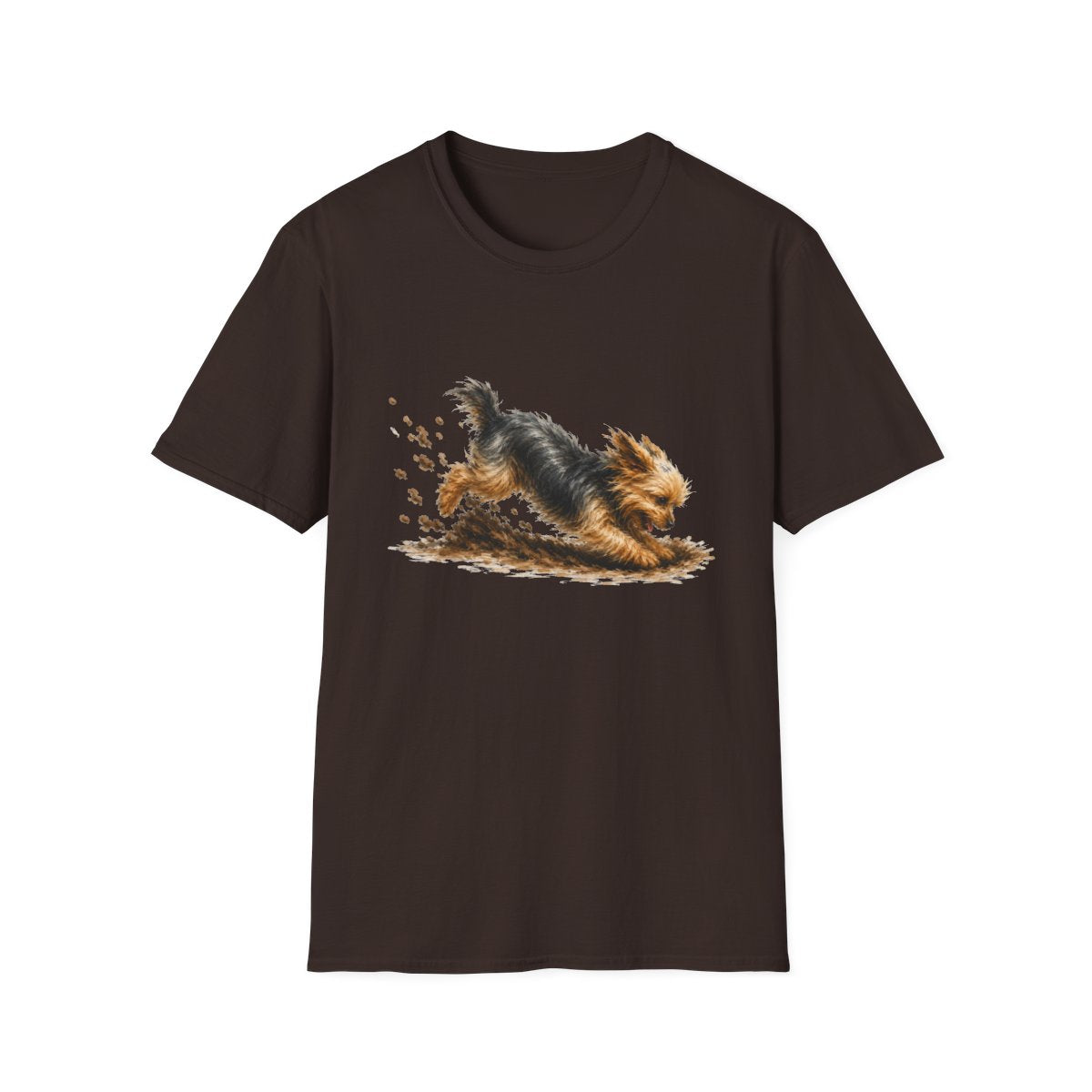 Yorkie Excavating Mode On Tee