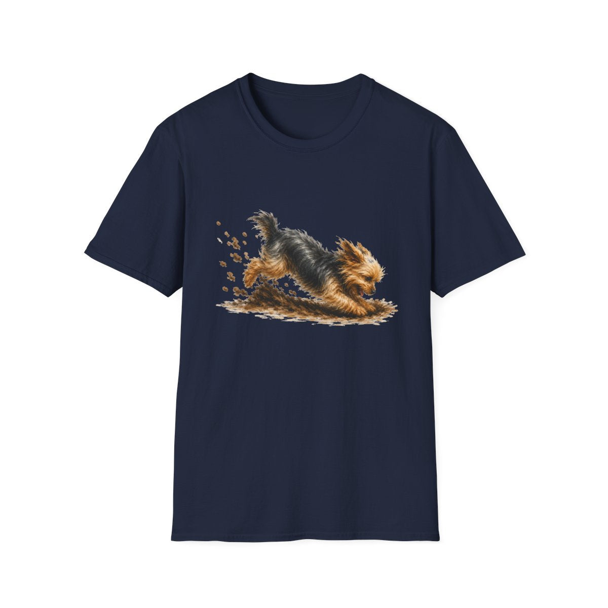 Yorkie Excavating Mode On Tee