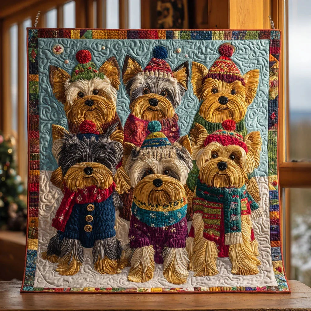 Yorkshire Christmas Quilt Blanket