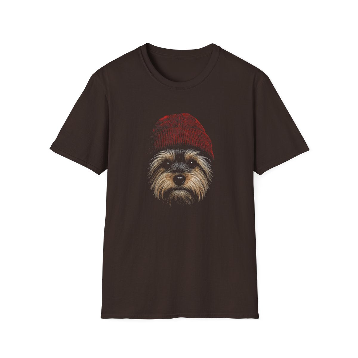 Yorkshire Terrier In Beanie Tee