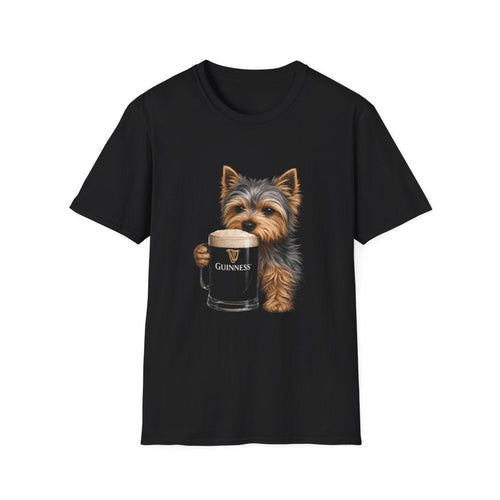 Yorkshire Terrier With A Pint Tee