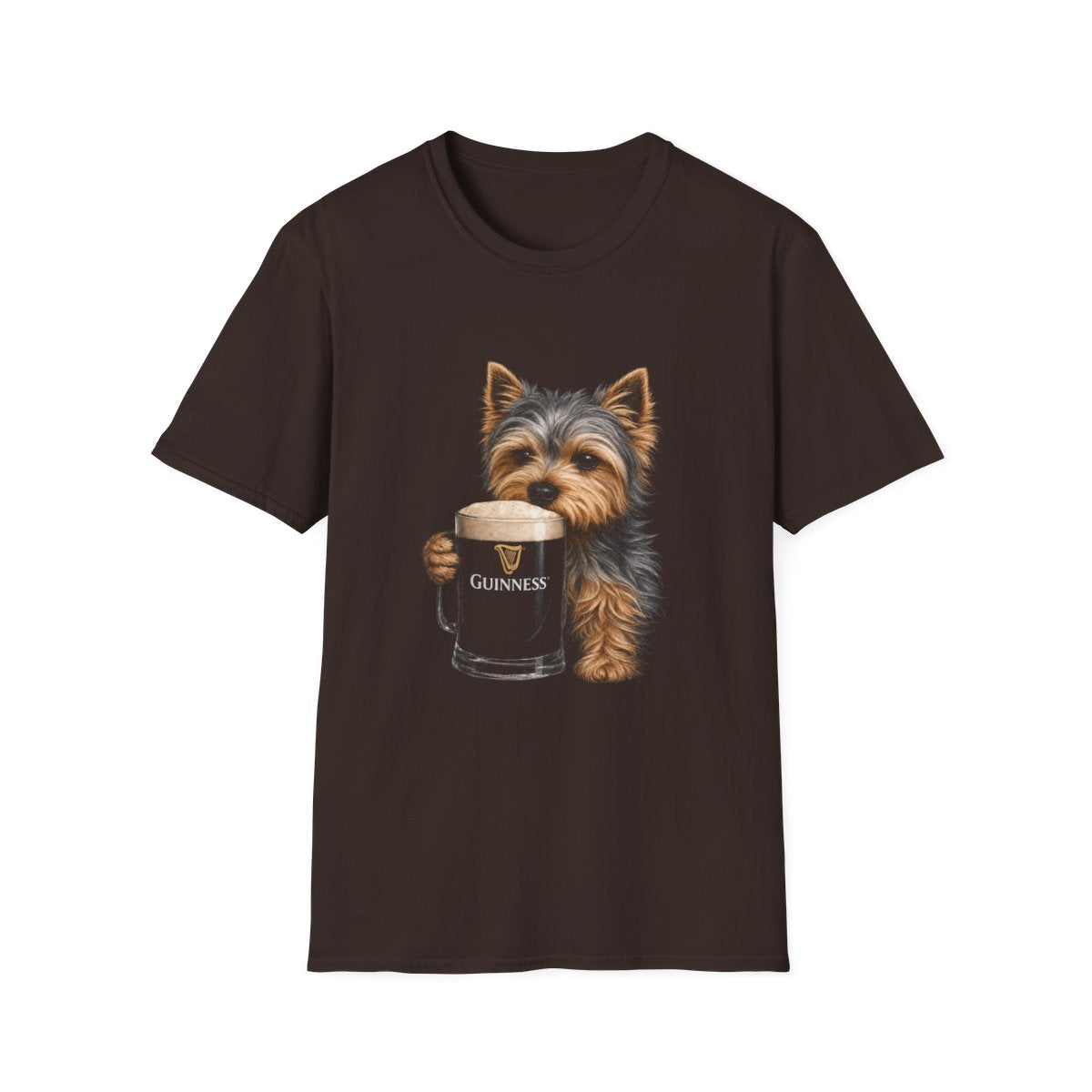 Yorkshire Terrier With A Pint Tee