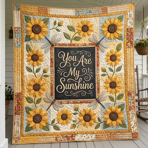 You Are My Sunshine Quilt Blanket