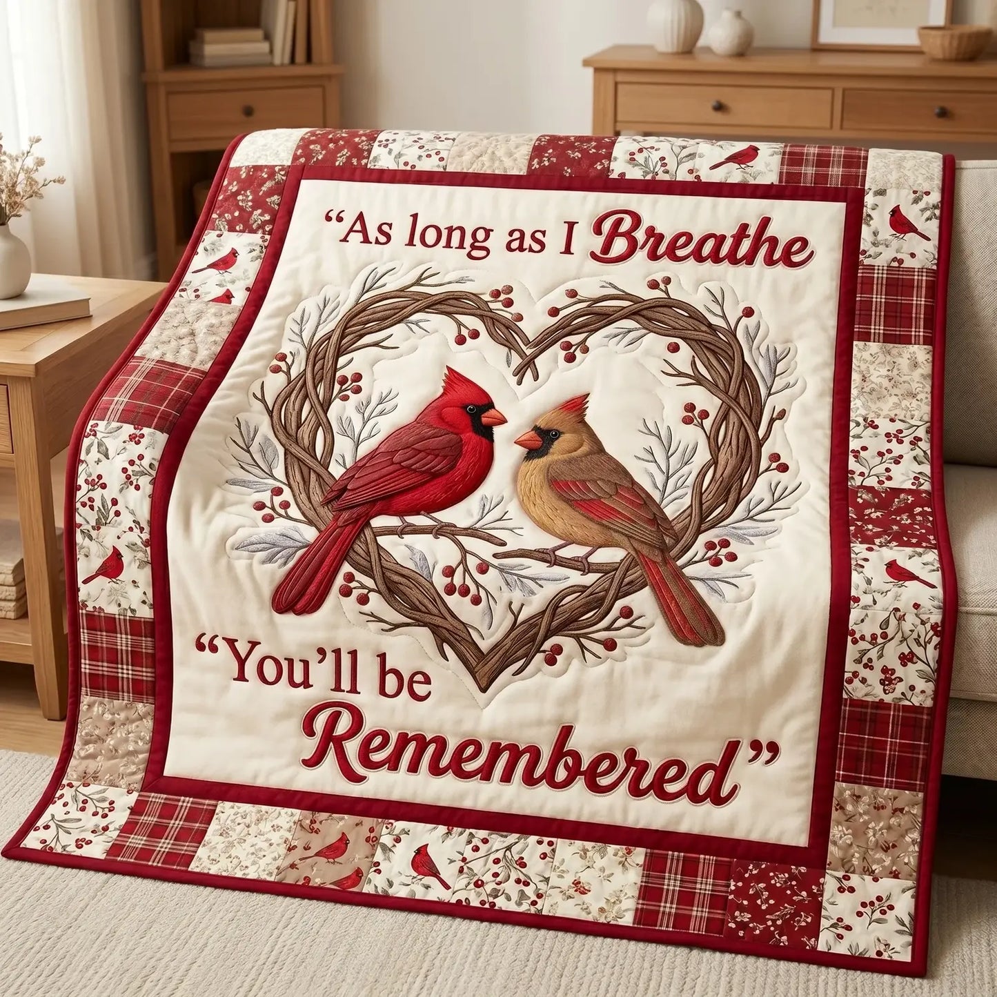You Will Be Remembered Quilt Blanket