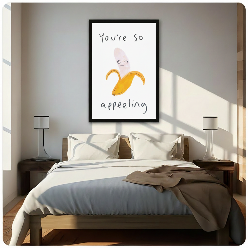 You're So Appealing Funny Banana Canvas Art Wall Art