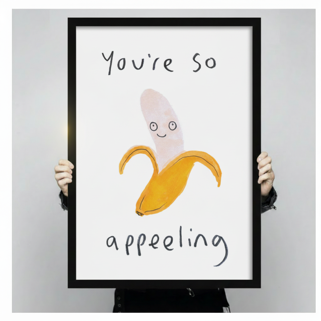 You're So Appealing Funny Banana Canvas Art Wall Art