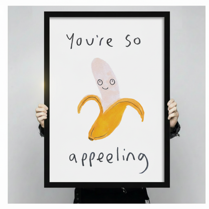 You're So Appealing Funny Banana Canvas Art Wall Art