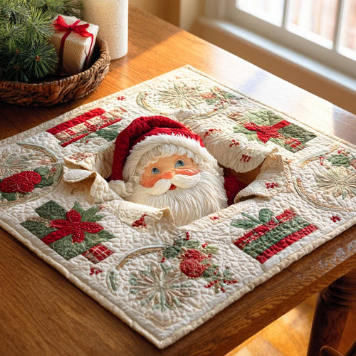 Yuletide Cheer Quilted Table Topper