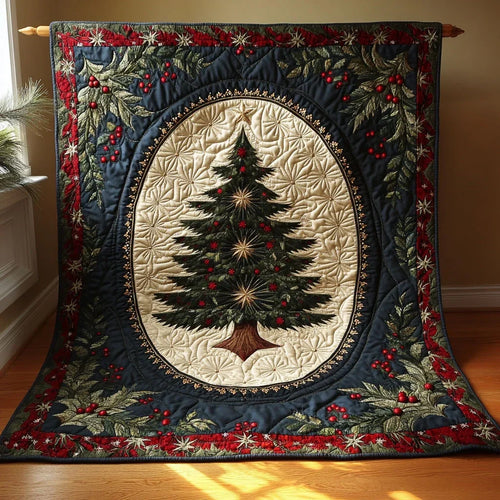 Yuletide Pine Quilt Blanket
