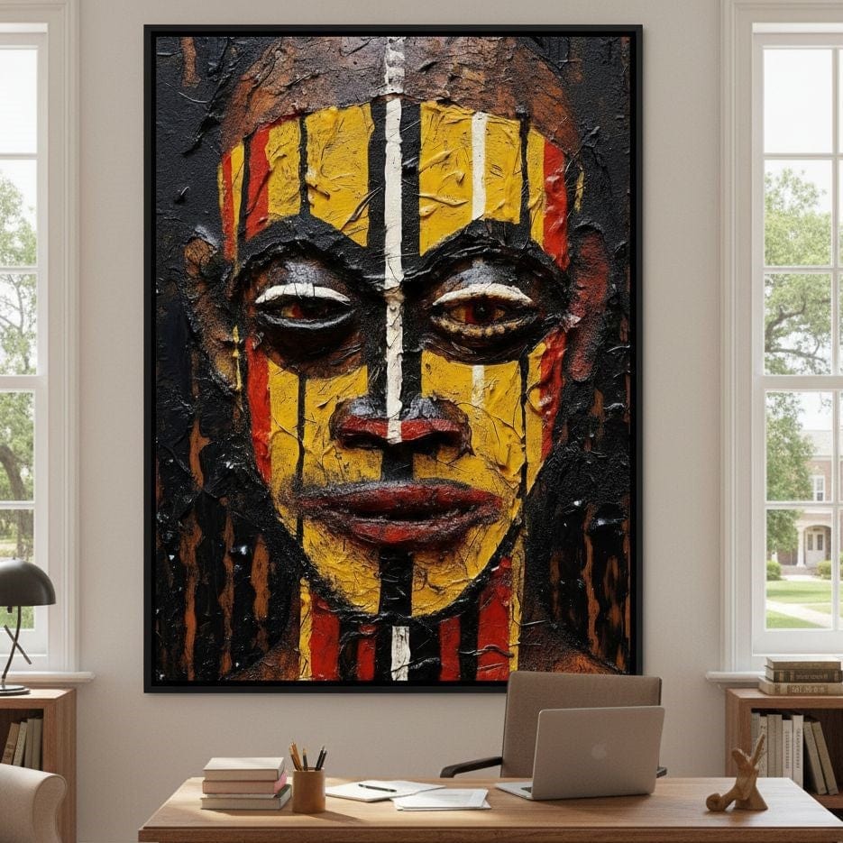 Tribal Mask 09 Canvas Wall Art