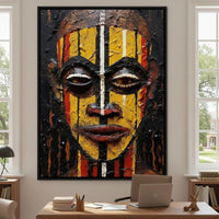 Tribal Mask 09 Canvas Wall Art