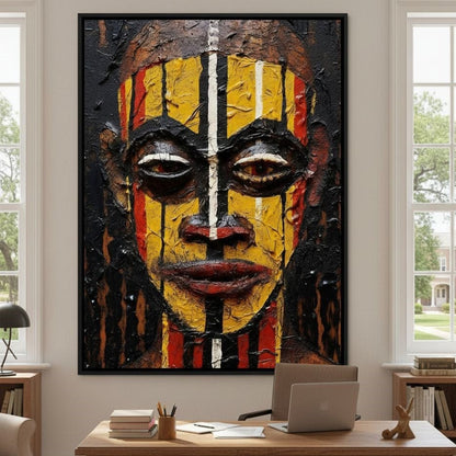 Tribal Mask 09 Canvas Wall Art