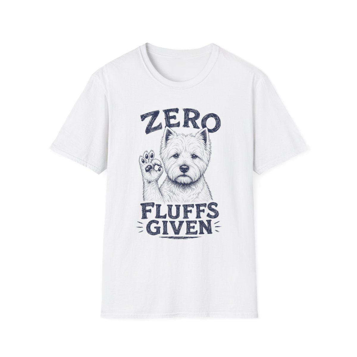 Zero Fluffs Given Tee